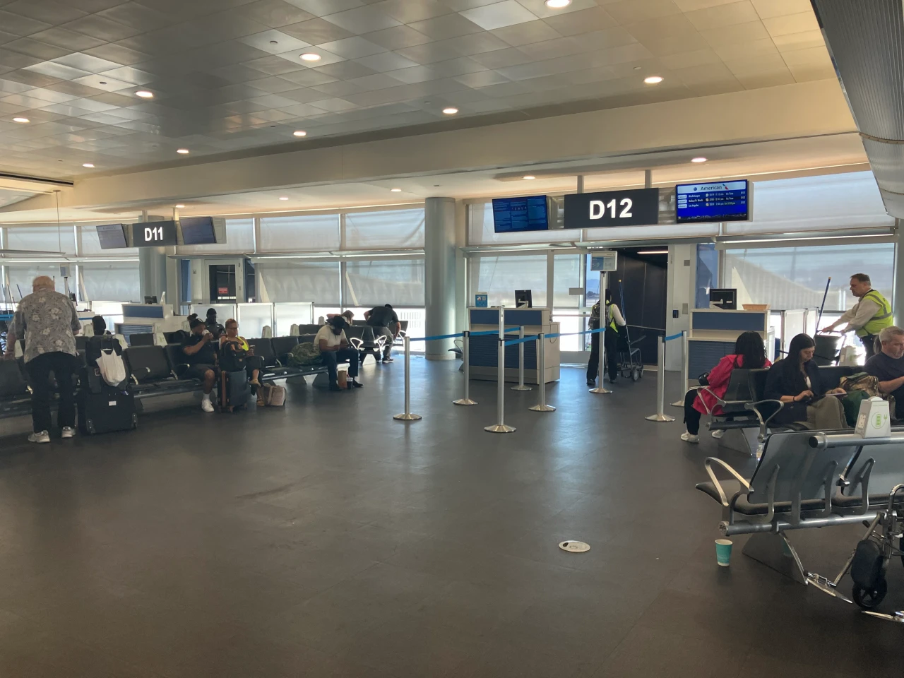Gate area for AA 2019 at Las Vegas