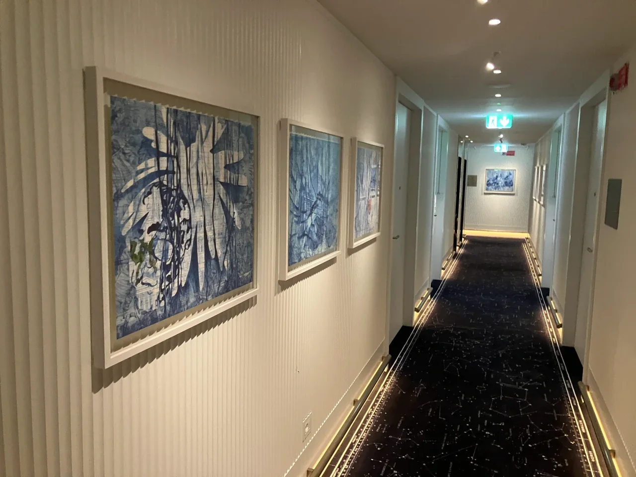Art'otel Rome lobby seating area