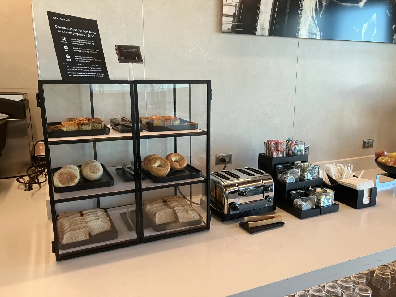 Breakfast at the BOS Admirals Club