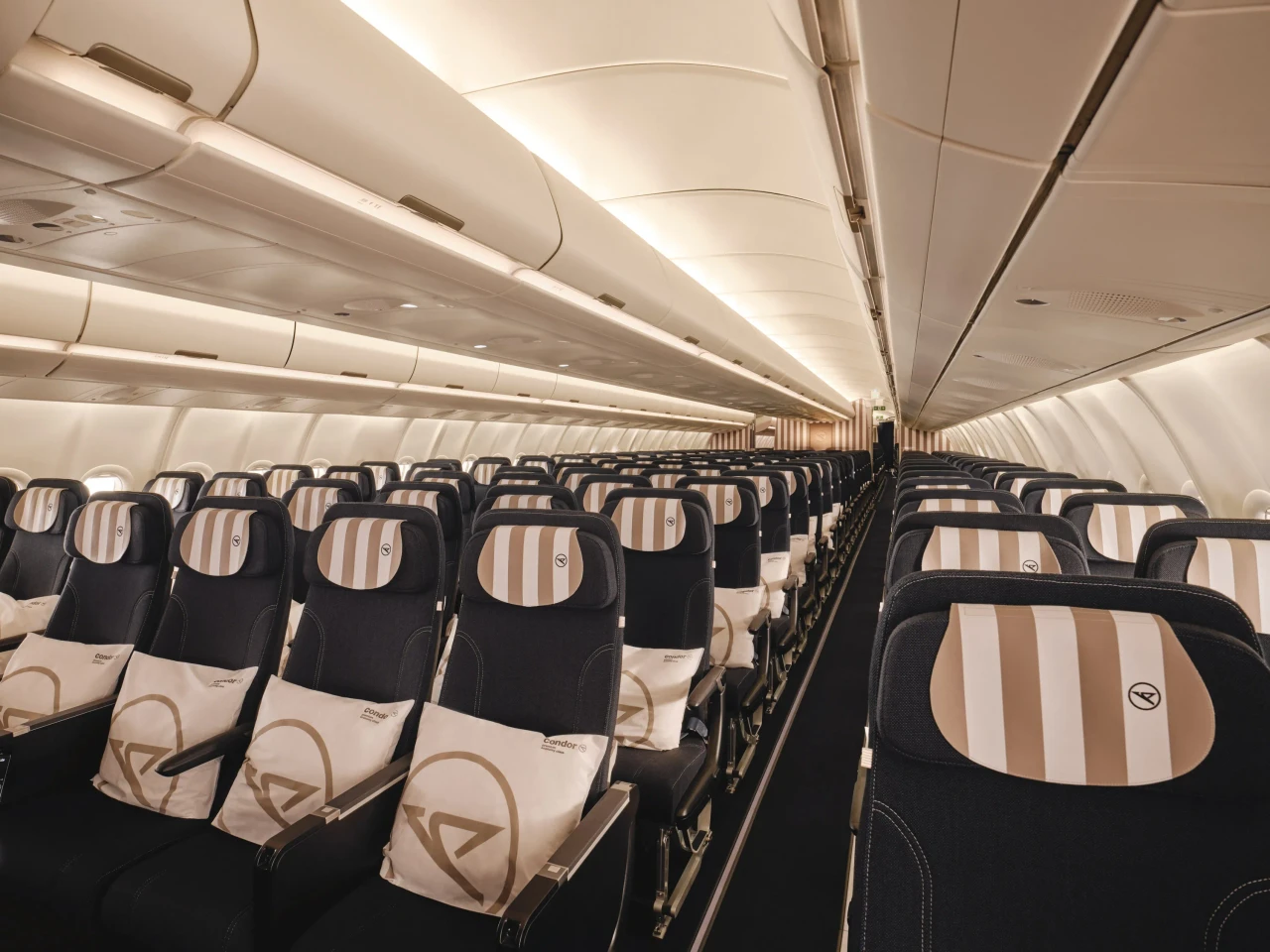 Condor premium economy cabin interior