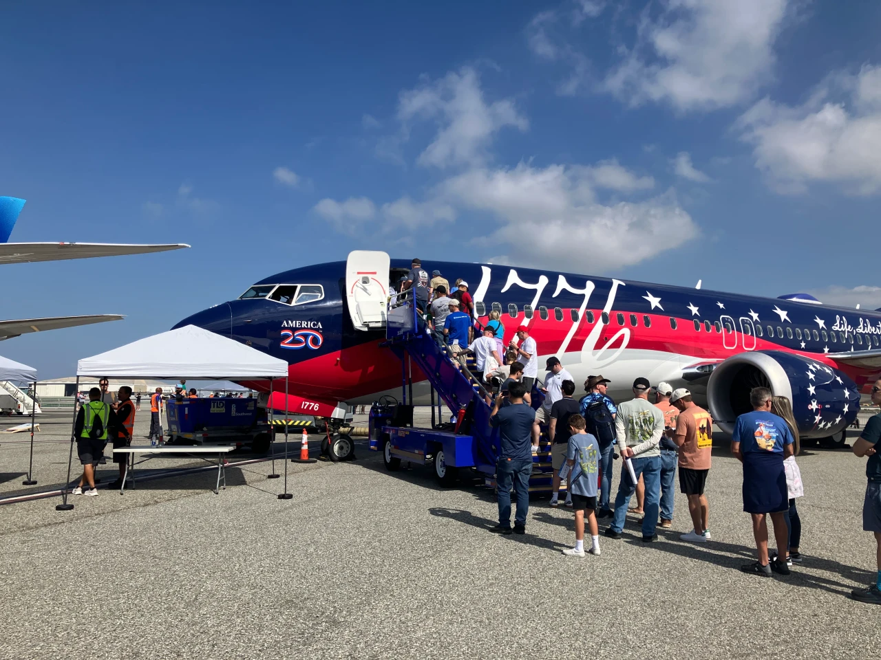Southwest Independence One livery at LAX