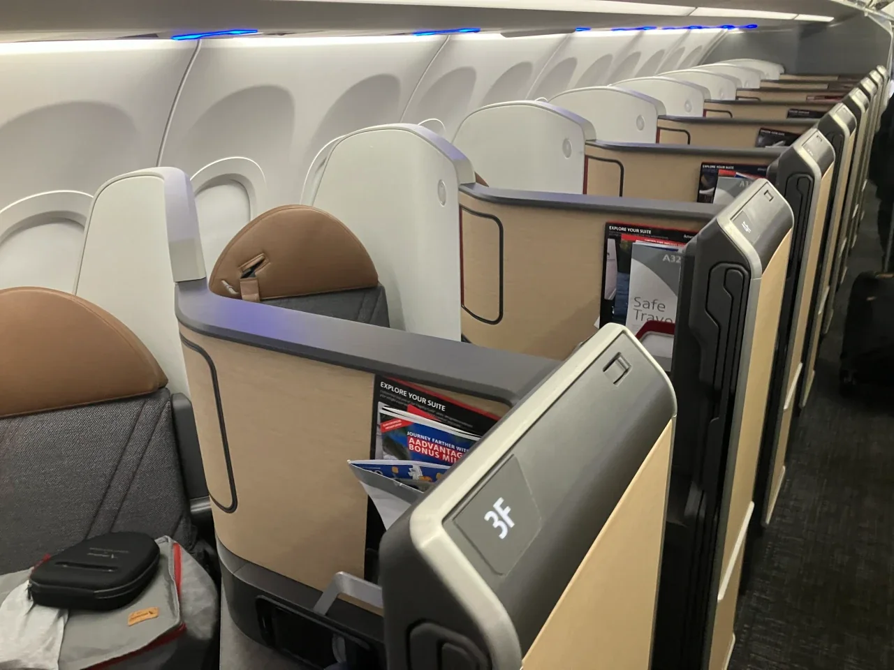 American Airlines A321XLR Flagship Suite on the BOS to JFK flight