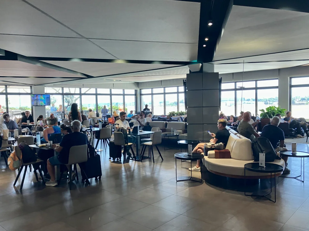 La Valette Club lounge seating area