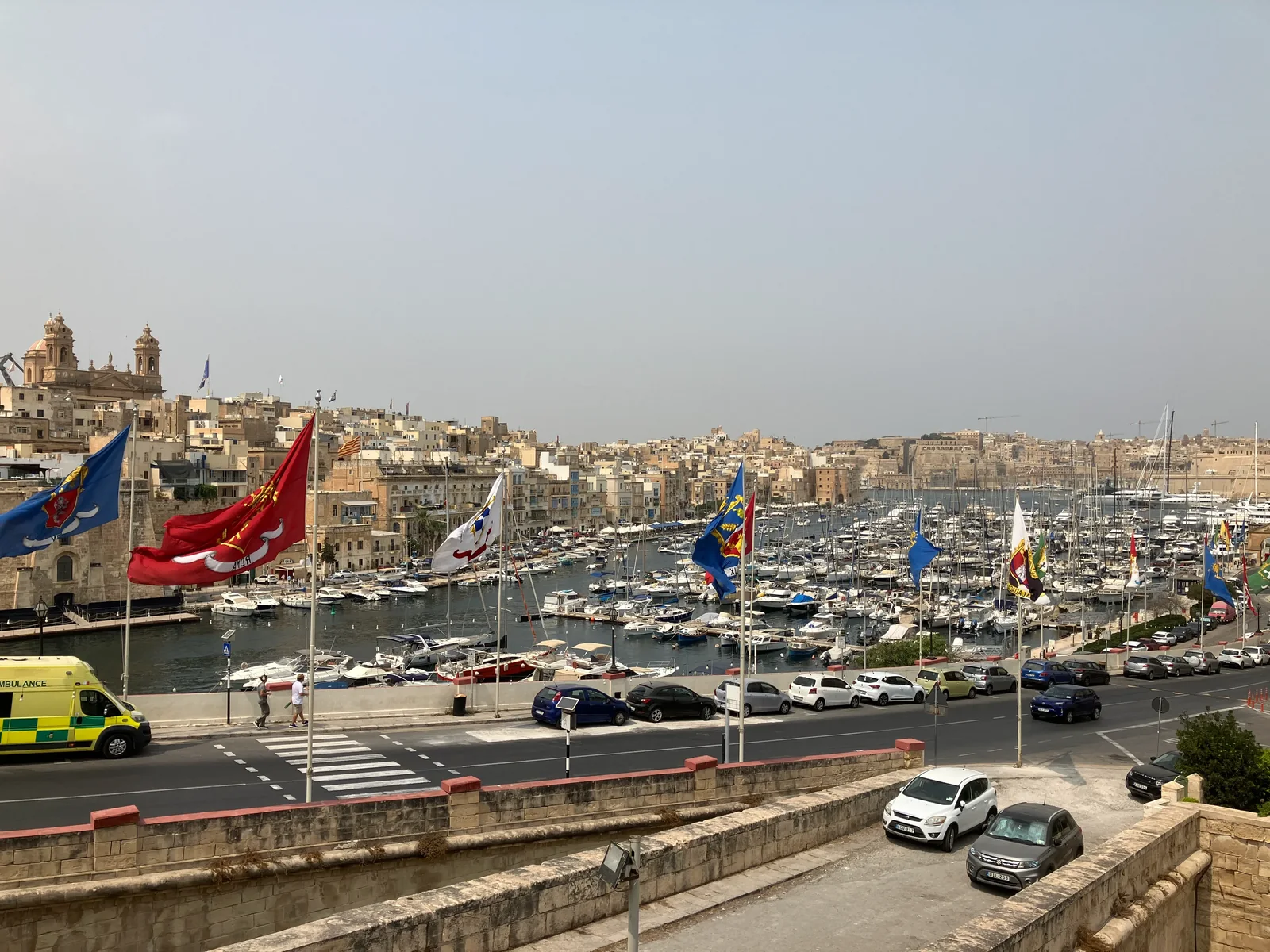 Entrance area of the Malta at War Museum at Couvre Porte