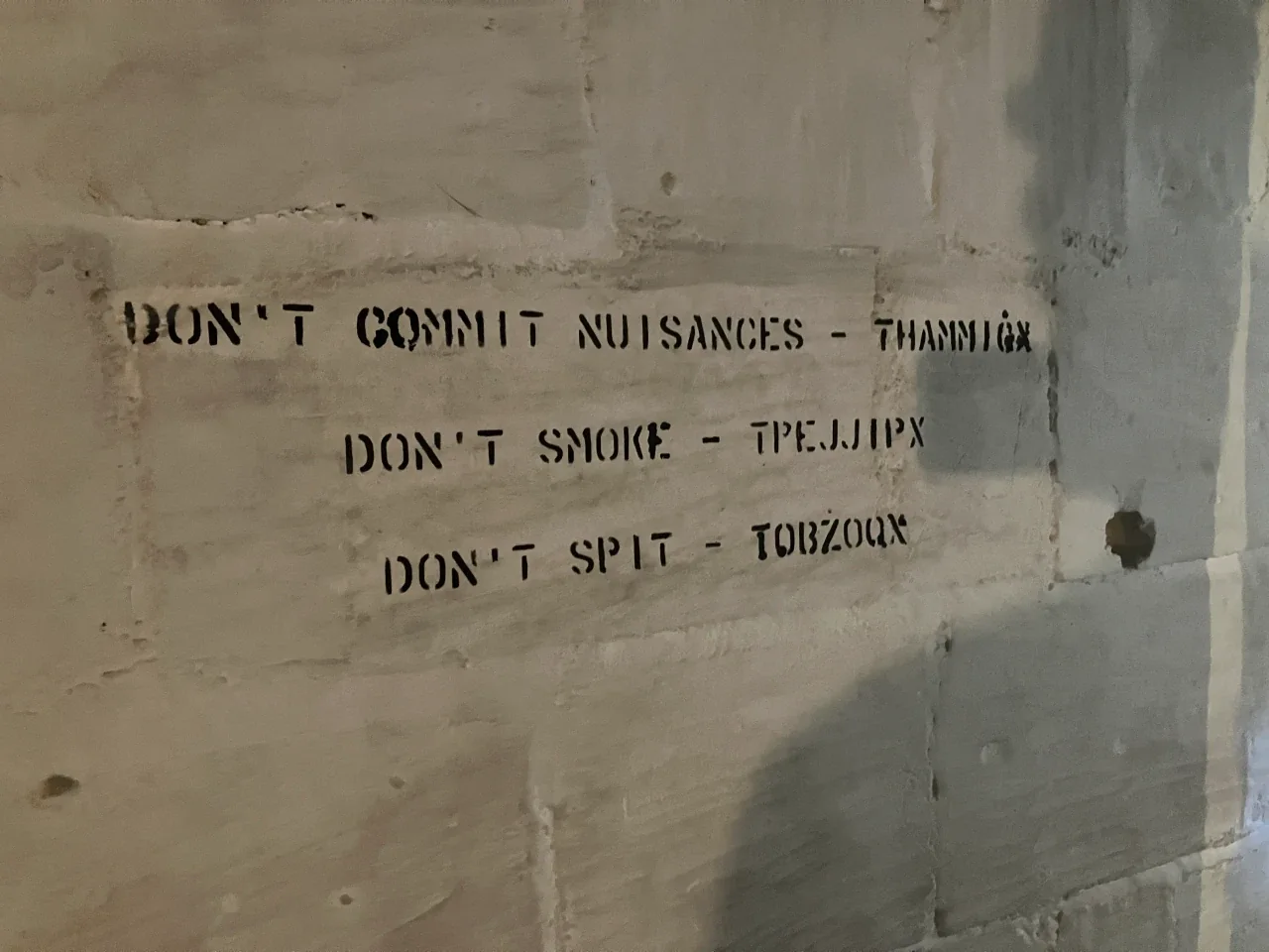 Rock-cut passage in the Birgu air-raid shelter