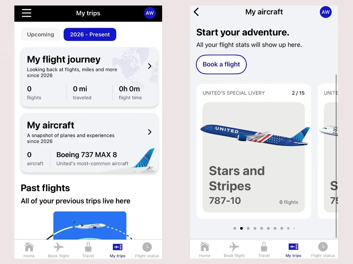 United app update cover